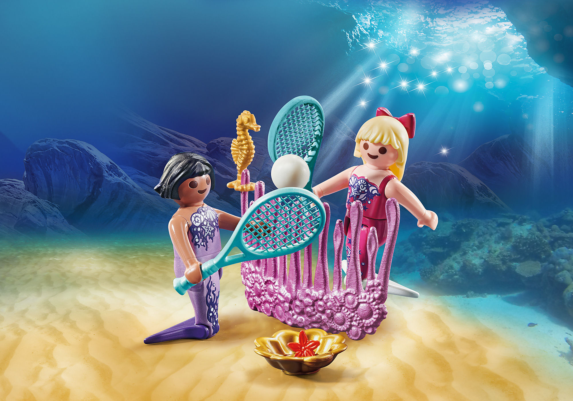 Play Box Sirènes et perles PLAYMOBIL Magic - dès 4 ans 