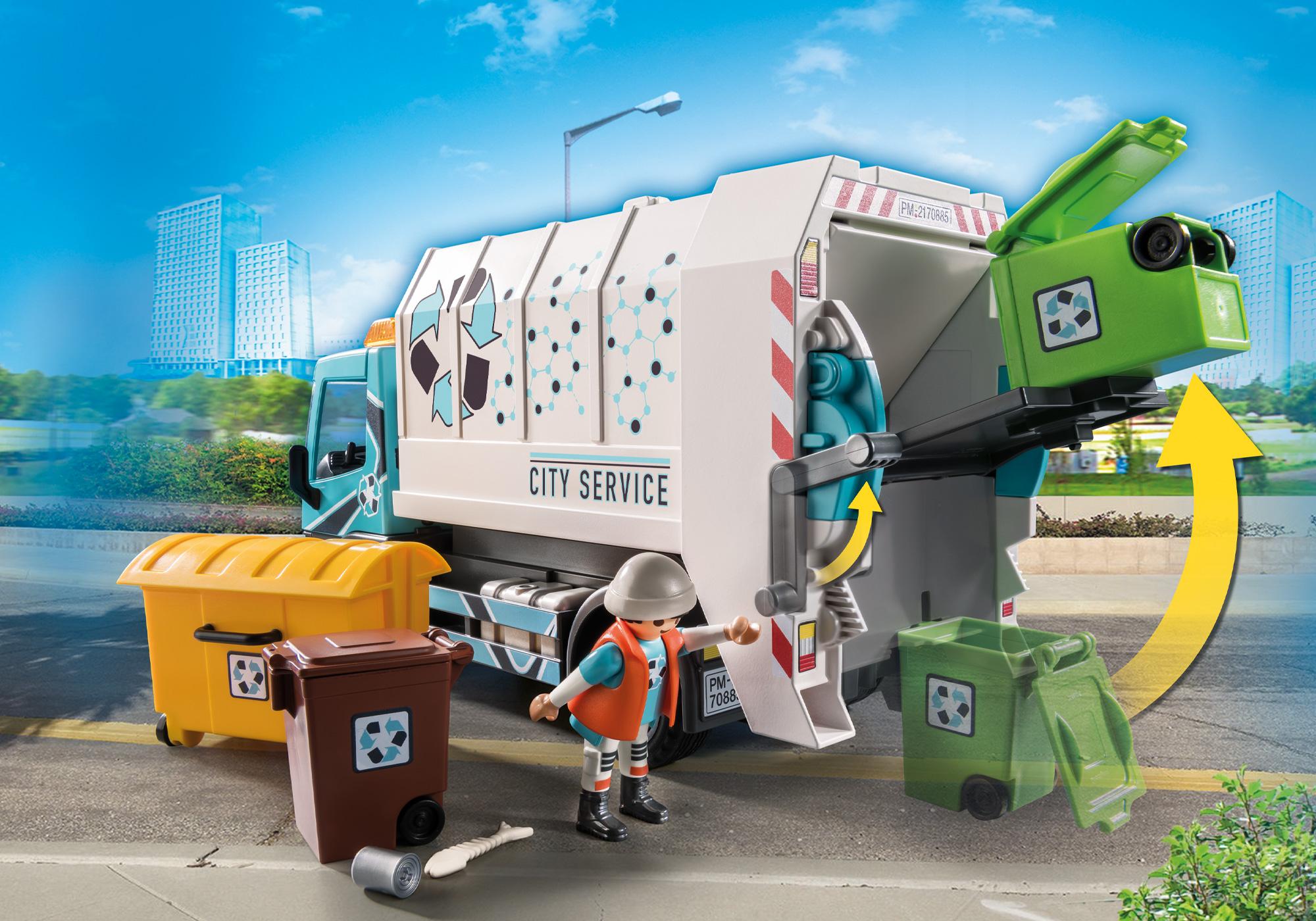 Camion Poubelle Avec Effet Lumineux 705