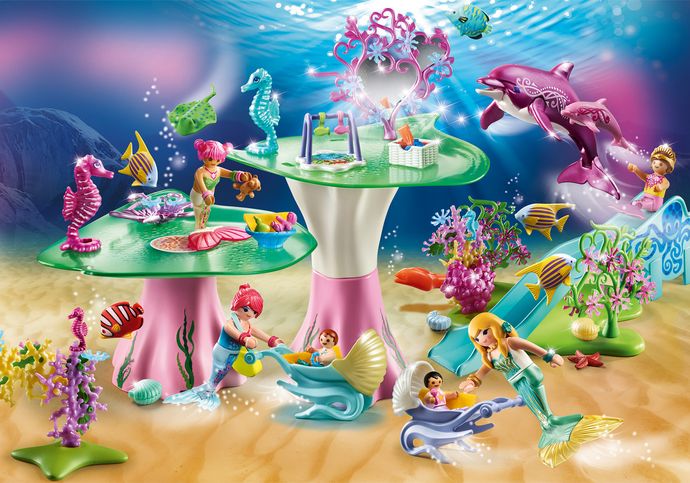 Playmobil 70509 Spielbox Meerjungfrauen mit Perlen Ozean Magic Spielzeug-Set 