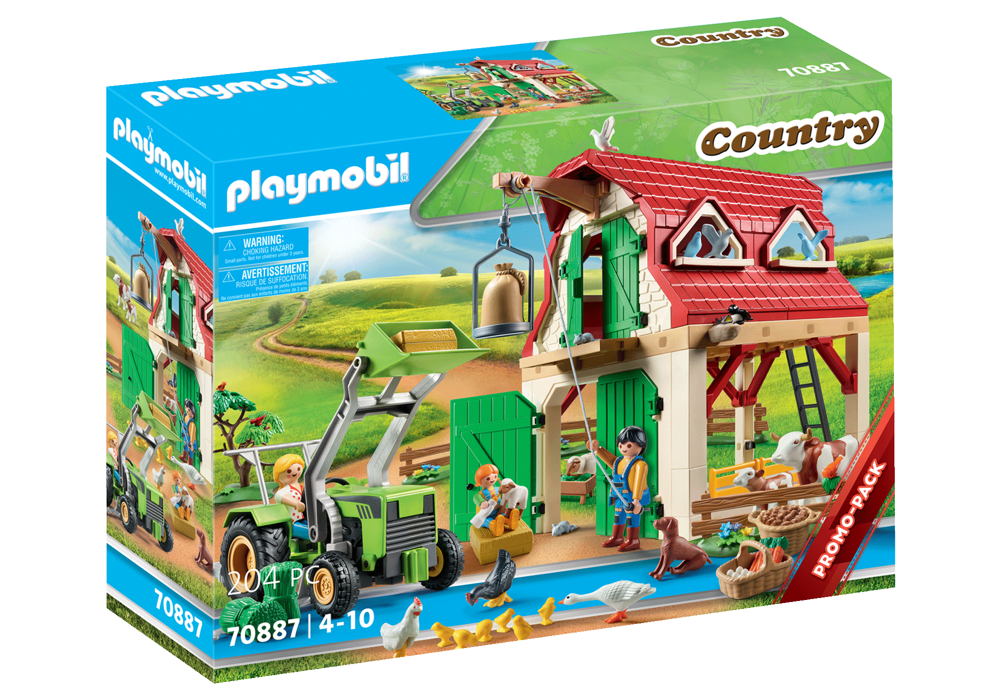 Playmobil 1.2.3 Bauernhof-Starter-Pack