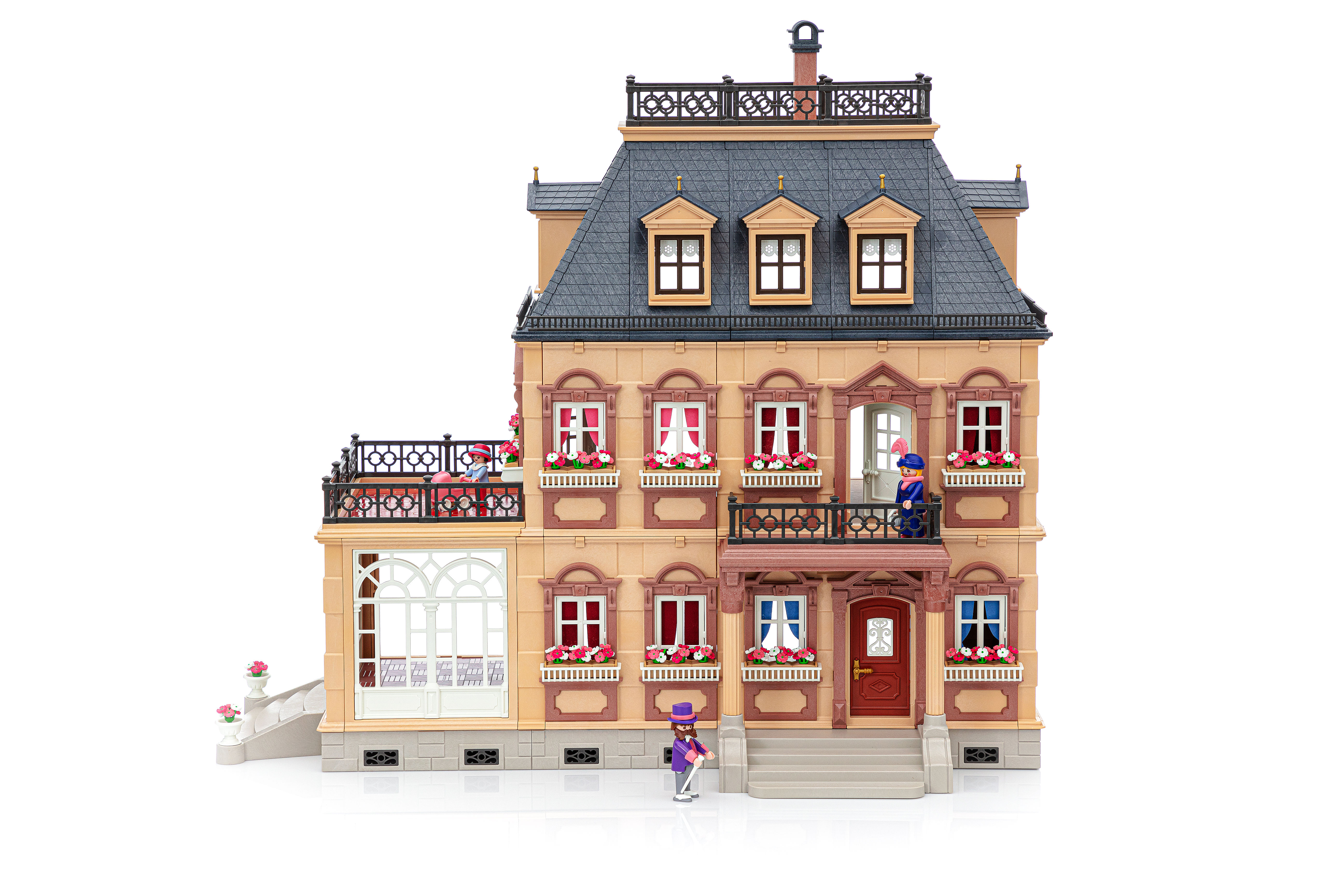 globaal Hertogin krom Large Victorian Dollhouse - 70890 | PLAYMOBIL®