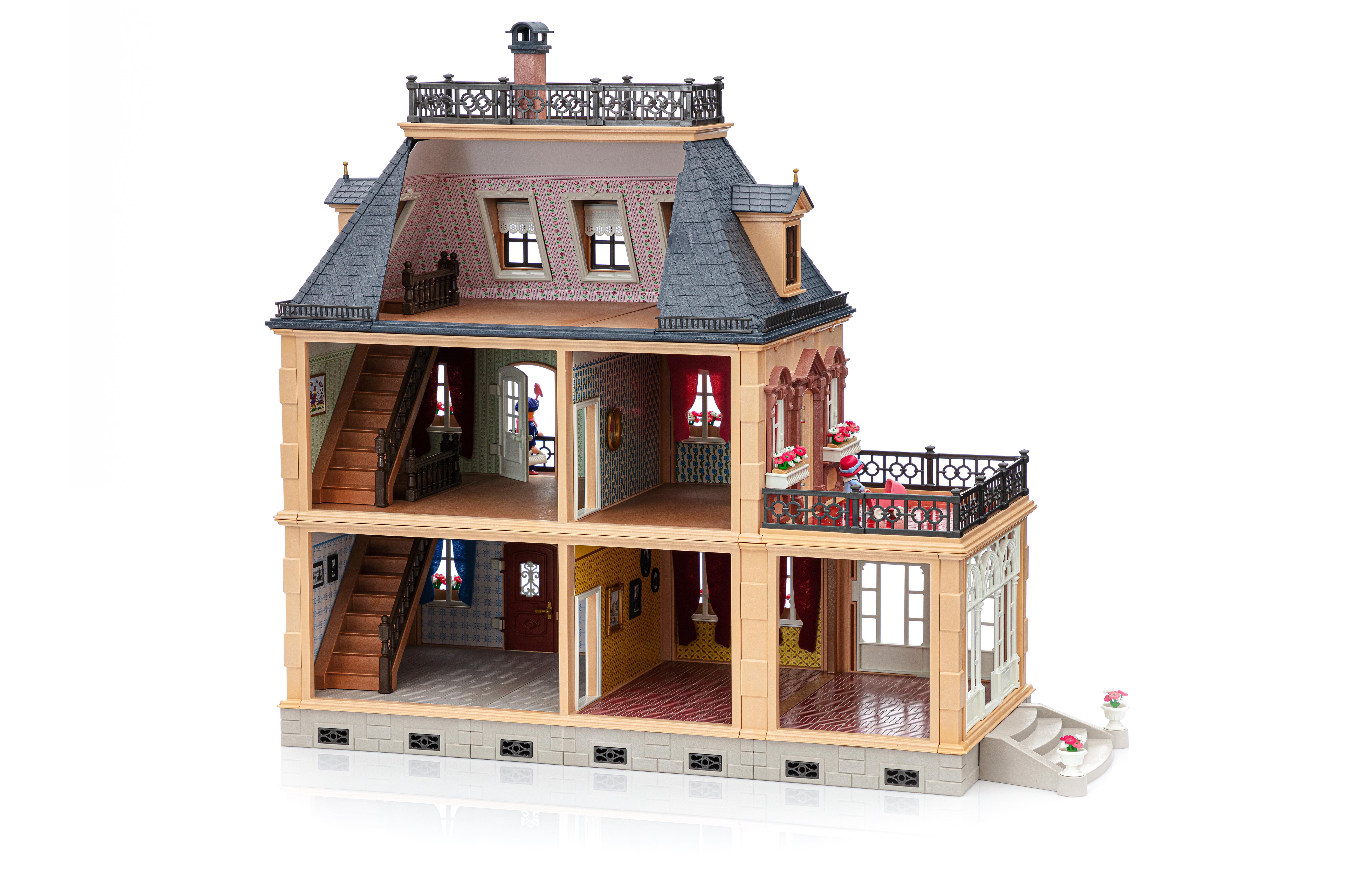 Playmobil Villa Belle Epoque 70891 - Maison Miniature Avec Figurines - 403 Pièces - Jouet Construction Dès 4 Ans