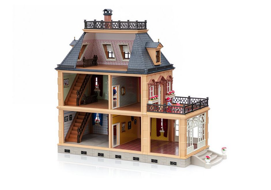 Playmobil Nostalgie Rosa Puppenhaus 1900 5300 5305 Fensterinnenrahmen Dach Weiß 