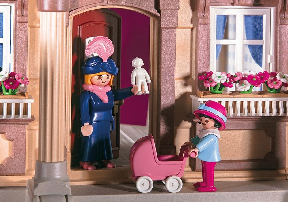 Playmobil Dame mit Handtasche zum Puppenhaus Rosa Serie 