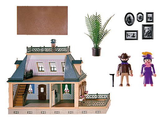 Nostalgisch poppenhuis klein Nostalgisch poppenhuis klein