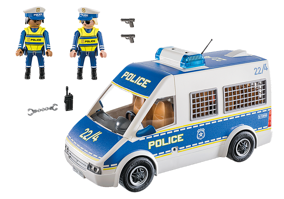 70899 Poliisiauto, jossa on valo ja ääni detail image 3