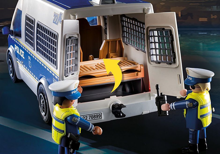 70899 Polizei-Mannschaftswagen mit Licht und Sound detail image 5