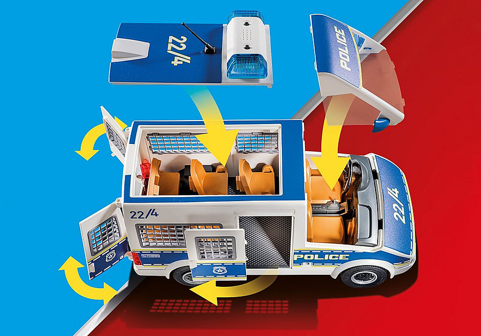 70899 Police Van with Lights and Sound detail image 6