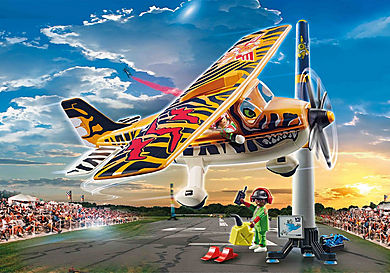 70902 Air Stunt Show Tiger Propeller Plane