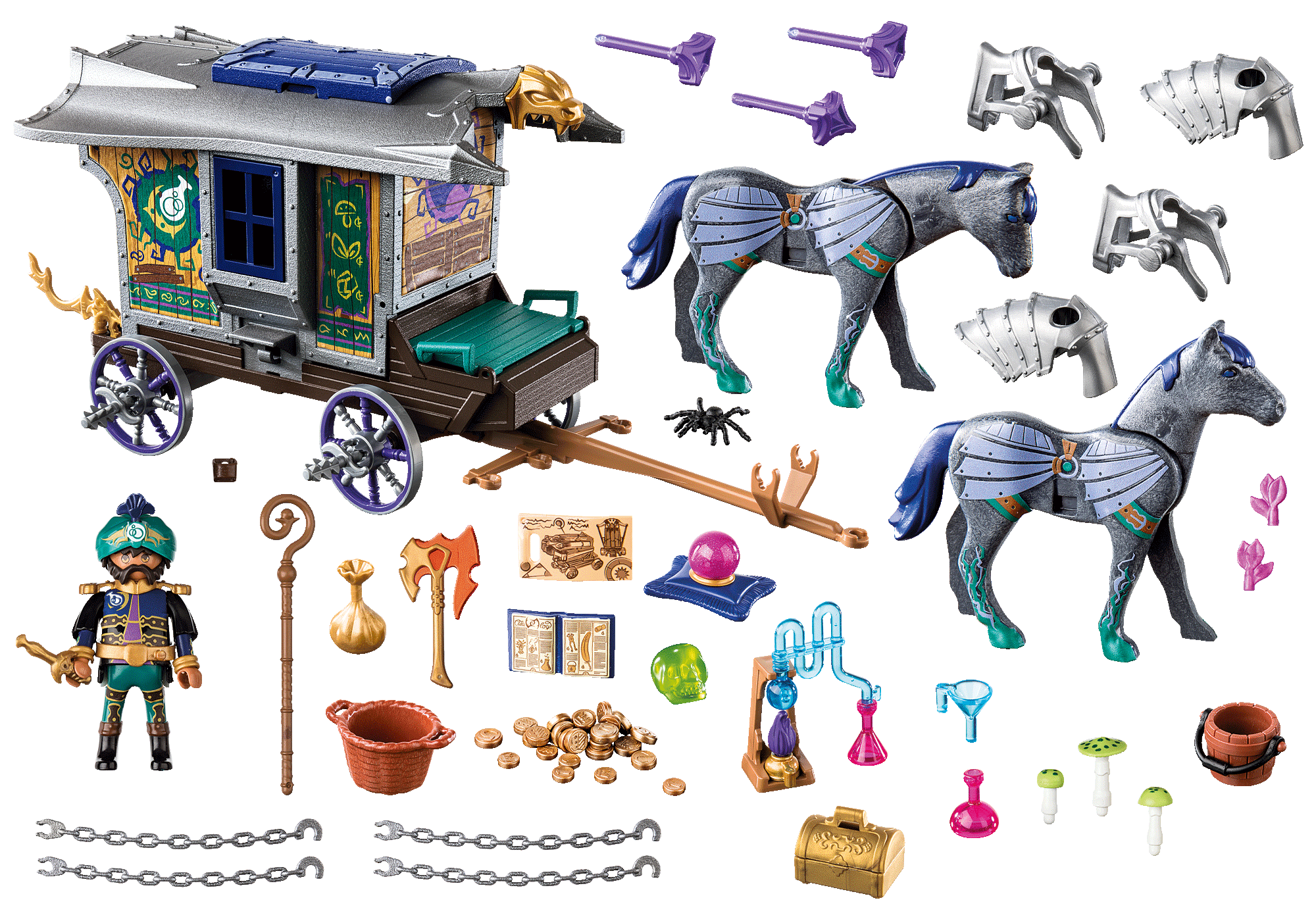 Violet Vale - Εμπορική άμαξα - 70903 | PLAYMOBIL®