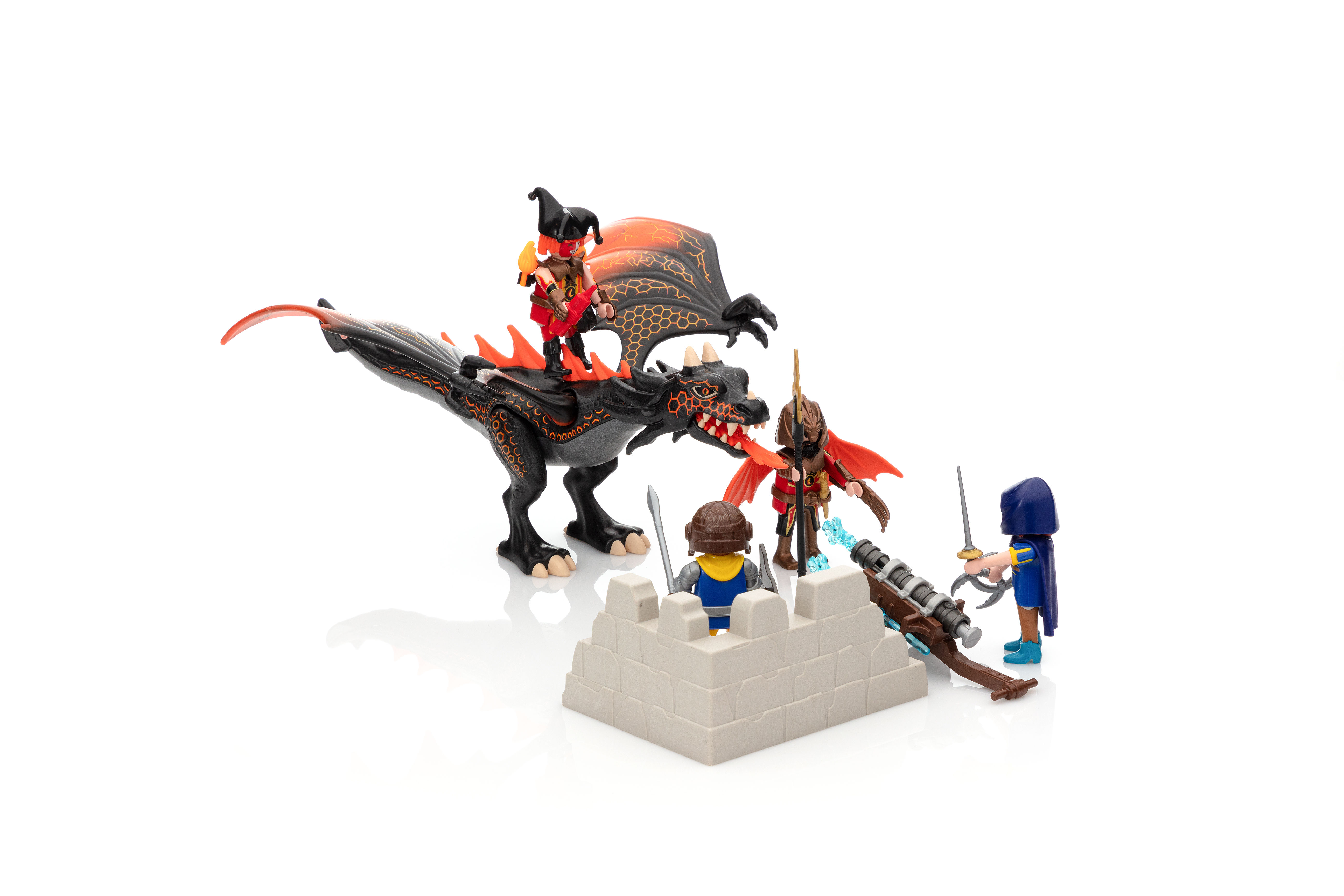 PLAYMOBIL - Chevaliers Novelmore avec Dragon de Burnham Raiders - Voiture  et figurine - JEUX, JOUETS -  - Livres + cadeaux + jeux