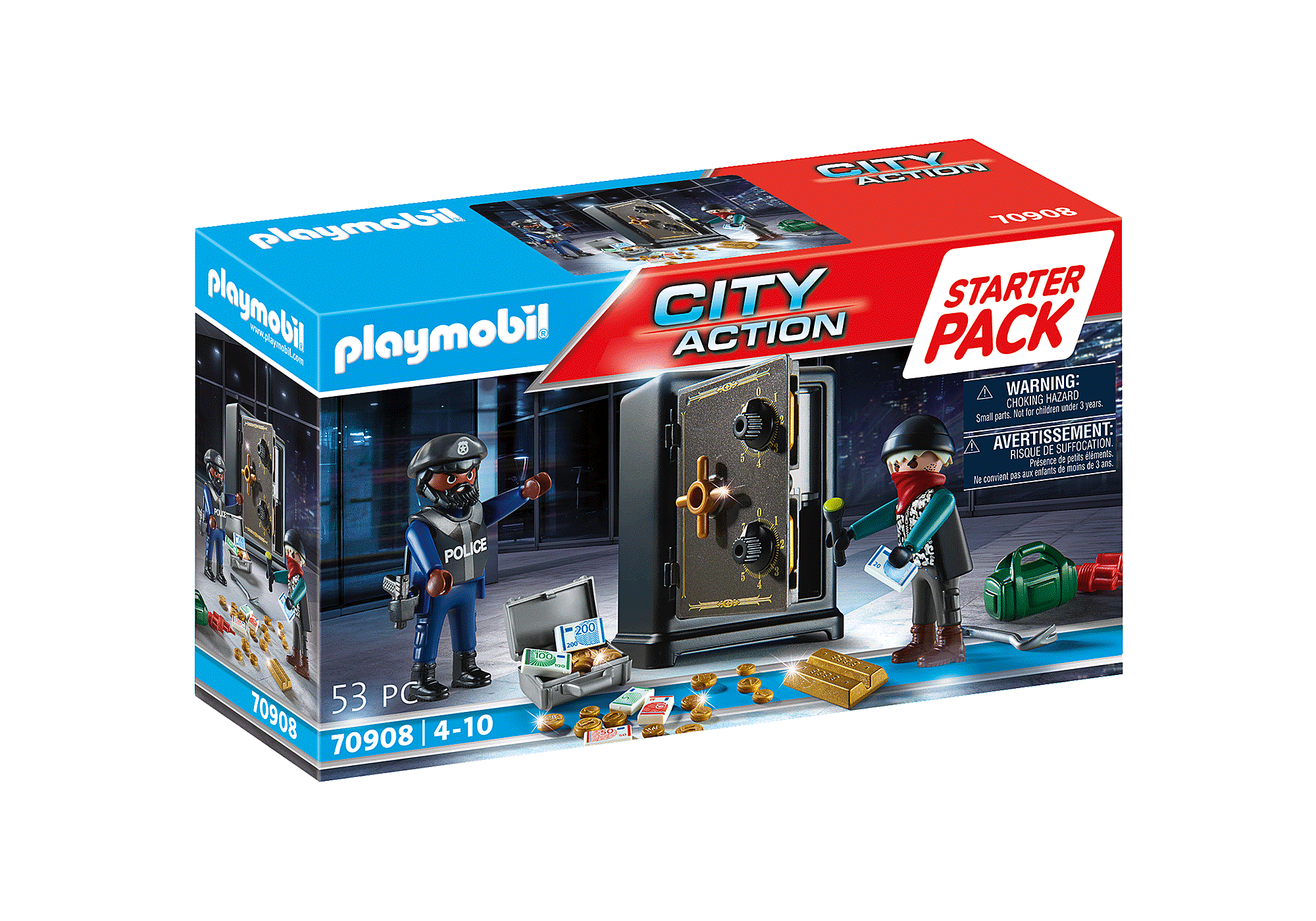 playmobil - jeu enfant - VOITURE BOITE A SAVON ROUGE + GARCON V3 - très bon  état
