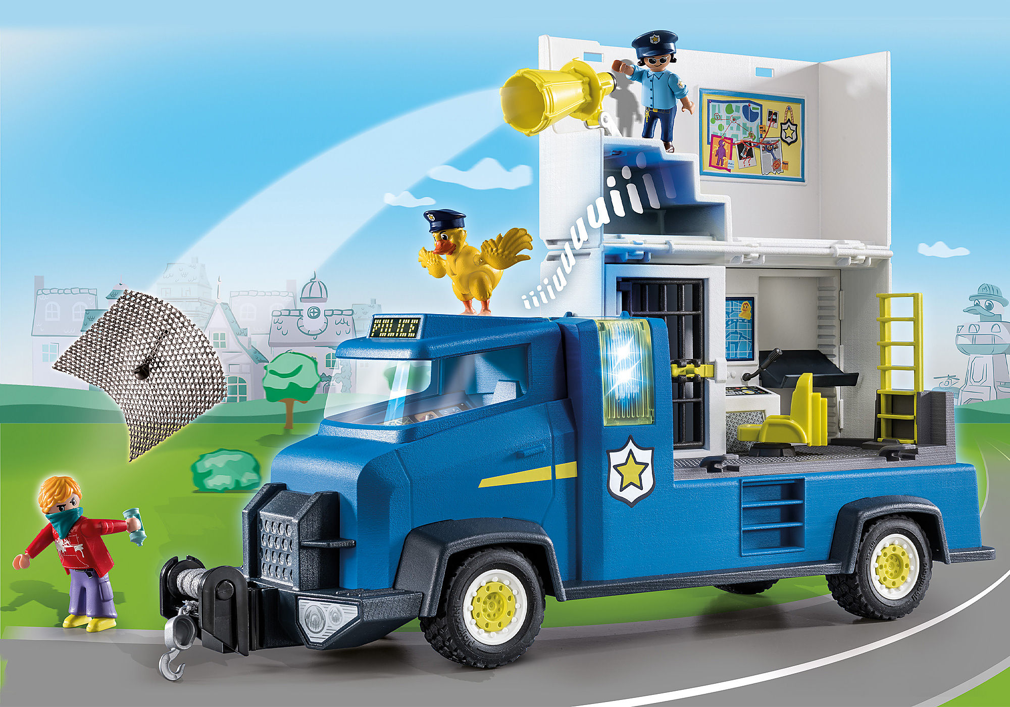 DUCK ON CALL Police Truck - 70912 | PLAYMOBIL®