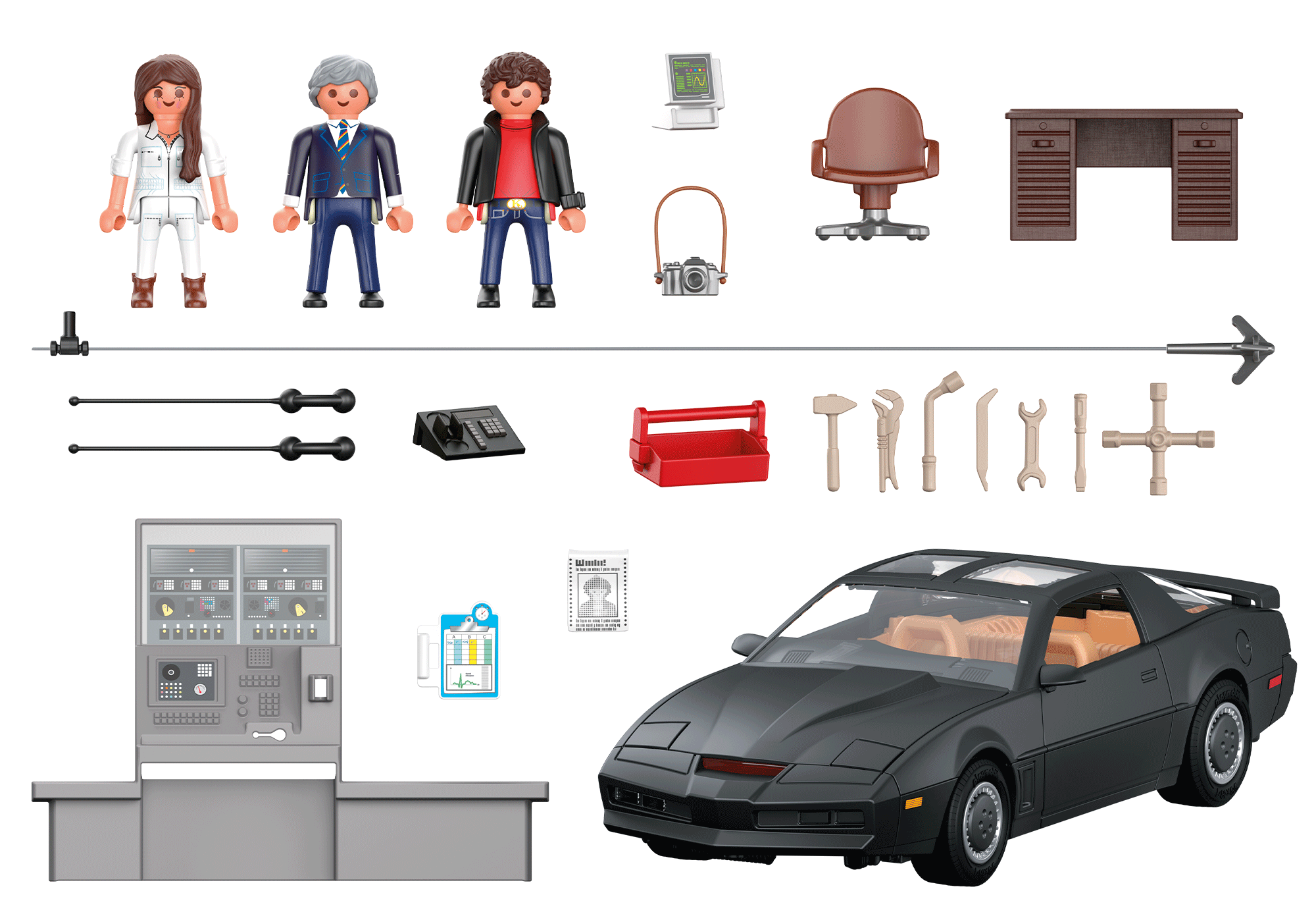 Knight Rider - K.I.T.T. - 70924 | PLAYMOBIL®