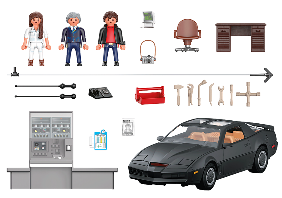 Knight Rider - K.I.T.T. - 70924 | PLAYMOBIL®