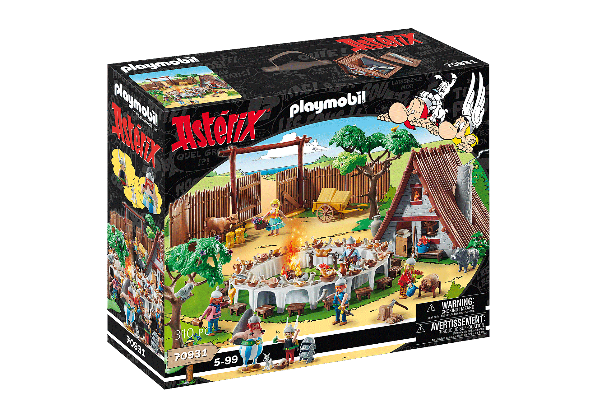 70931 Asterix : The village banquet zoom image2