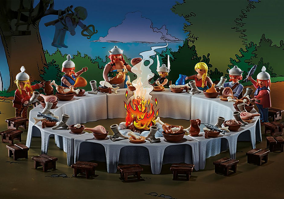 70931 Asterix : The village banquet detail image 4