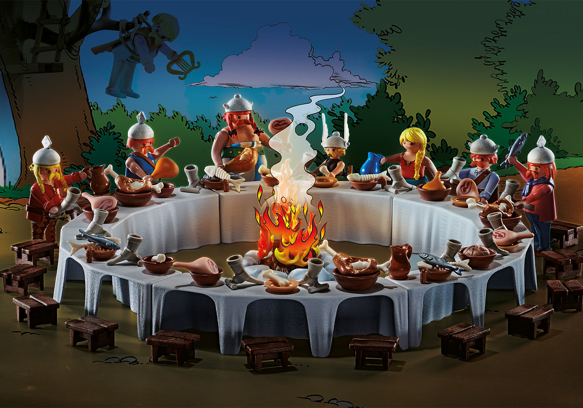 70931 Asterix : The village banquet zoom image5