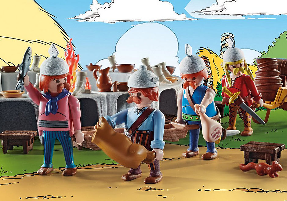 70931 Asterix : The village banquet detail image 7