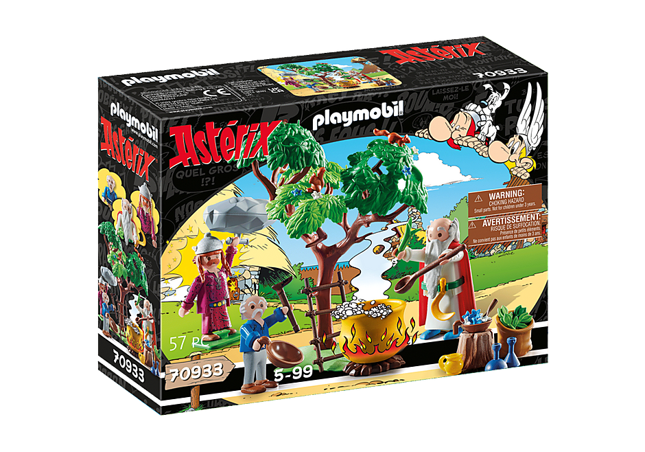 70933 Asterix:  Panoramix con calderone della pozione magica detail image 3