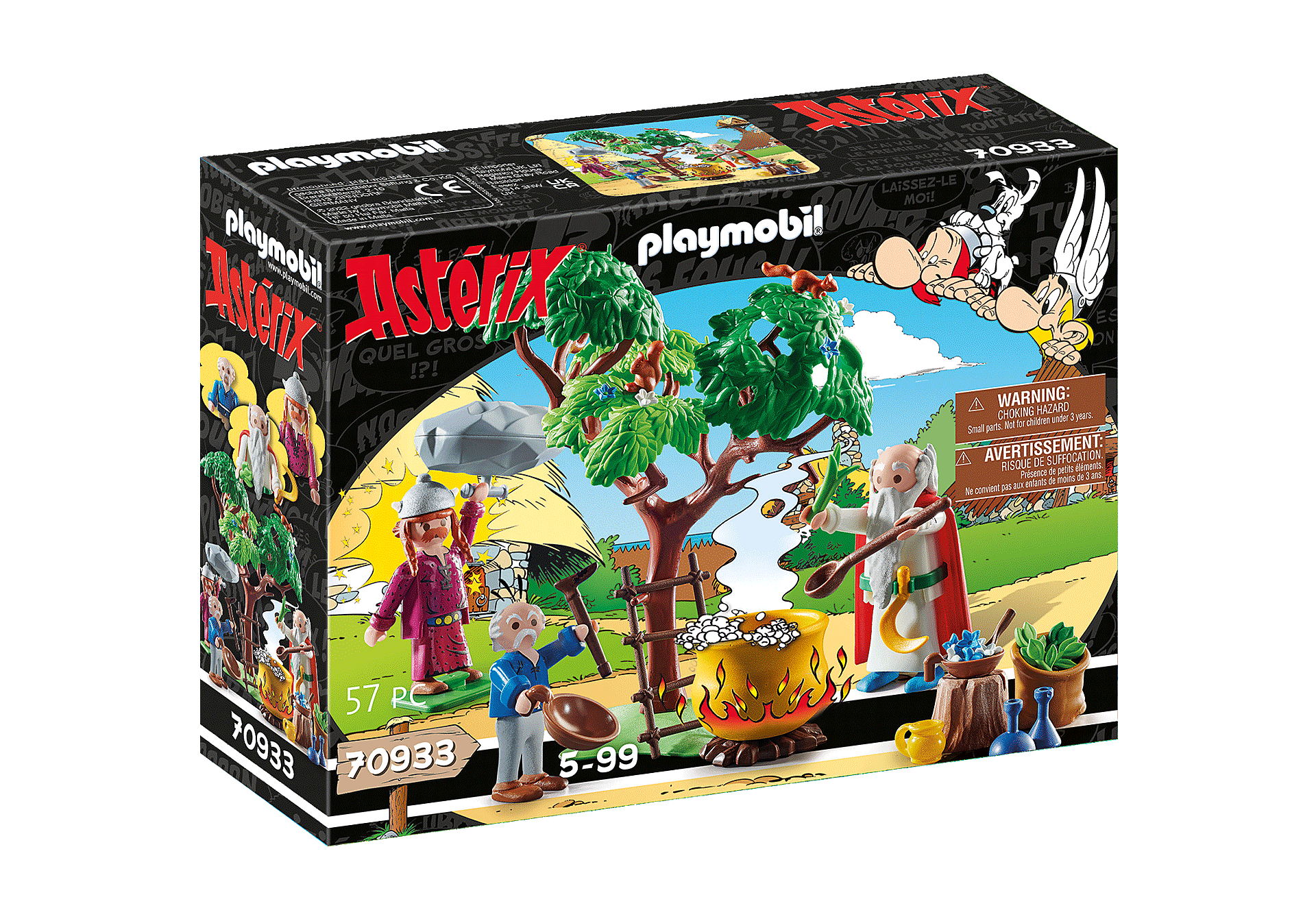 70933 Asterix: Getafix com o caldeirão da Poção Mágica zoom image3
