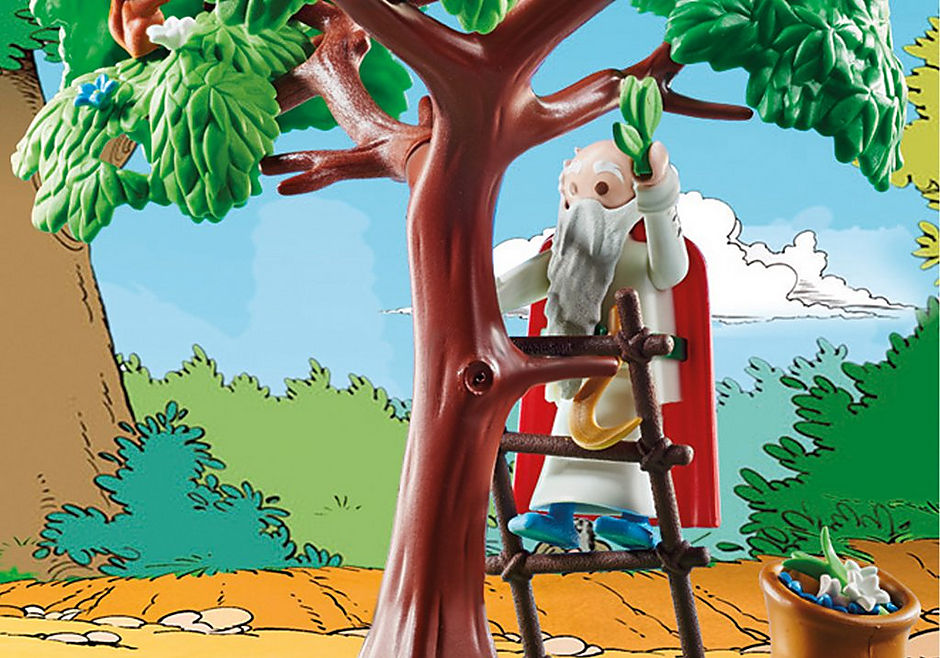 70933 Asterix : Getafix with the caldron of Magic Potion detail image 4