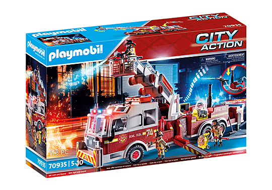 Rescue Vehicles: Fire Engine with Tower Ladder - 70935
