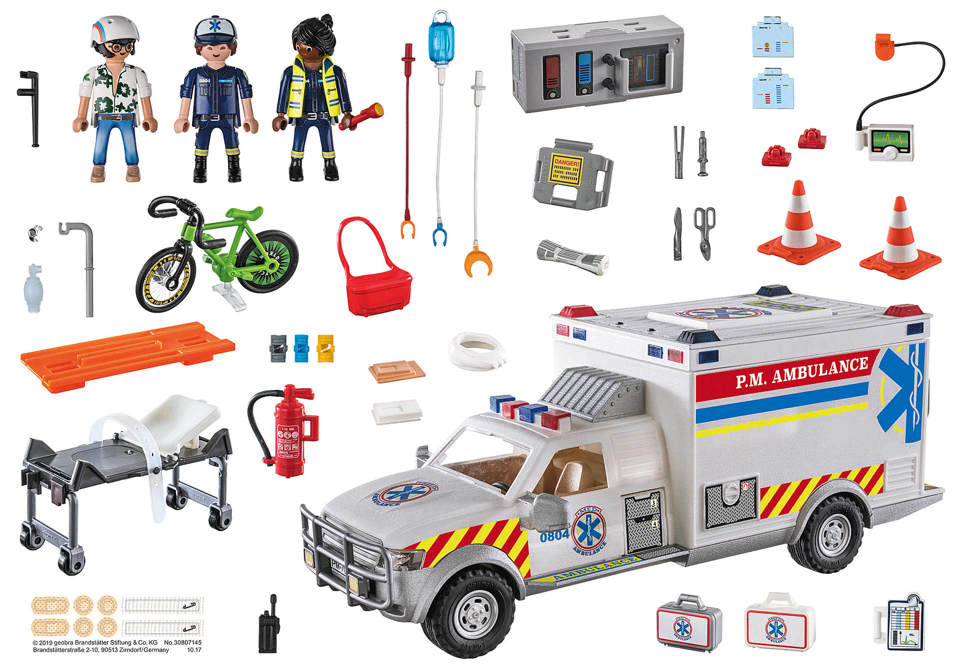 70936 Rescue Vehicles: Ambulance with Lights and Sound zoom image3