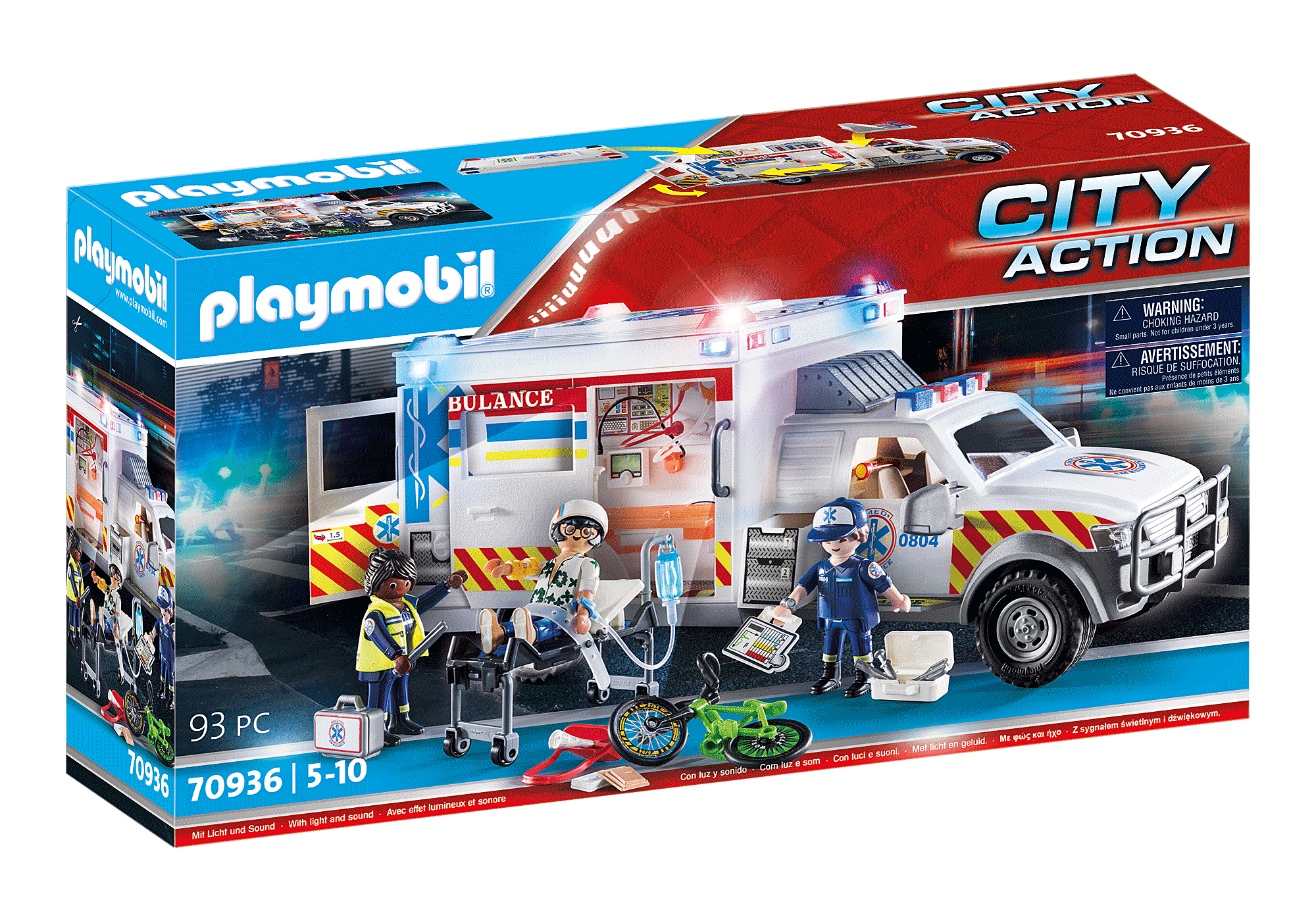 Rescue Vehicles: Ambulance with Lights - 70936