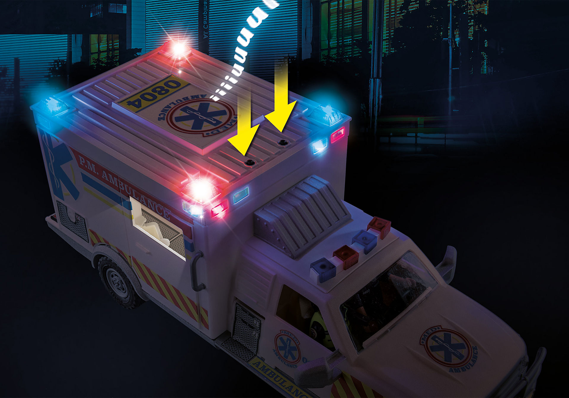 70936 Rescue Vehicles: Ambulance with Lights and Sound zoom image4
