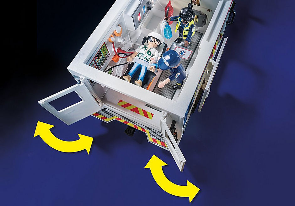 70936 Rescue Vehicles: Ambulance with Lights and Sound detail image 6
