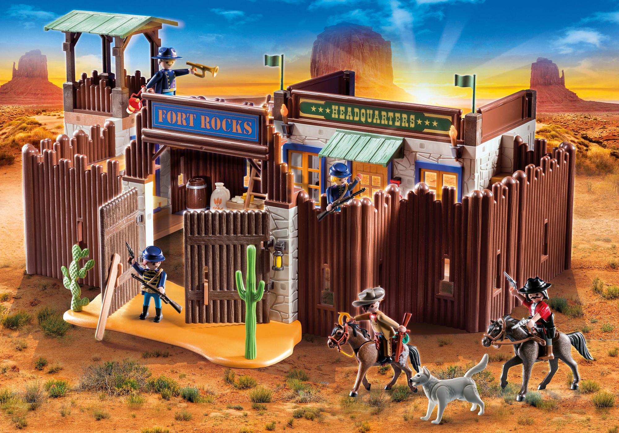 PLAYMOBIL Far West – Fort Union (incomplet) – Pièces Détachées Ou Collection