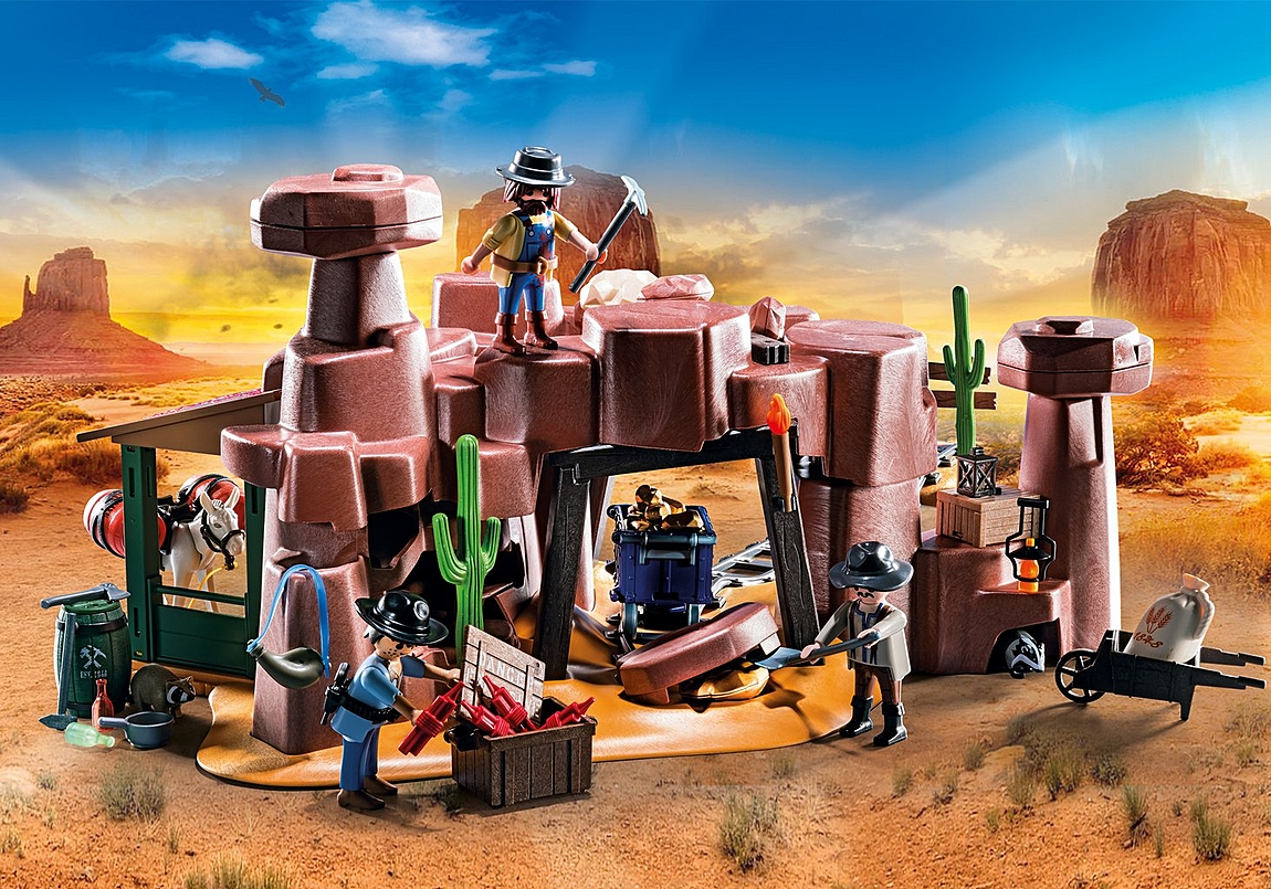 PLAYMOBIL Goldmine: Abenteuer im Wilden Westen!