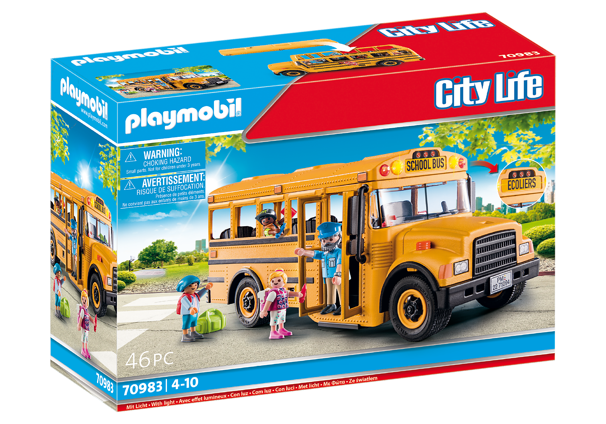 Playmobil - City Life - 70983- School Bus 