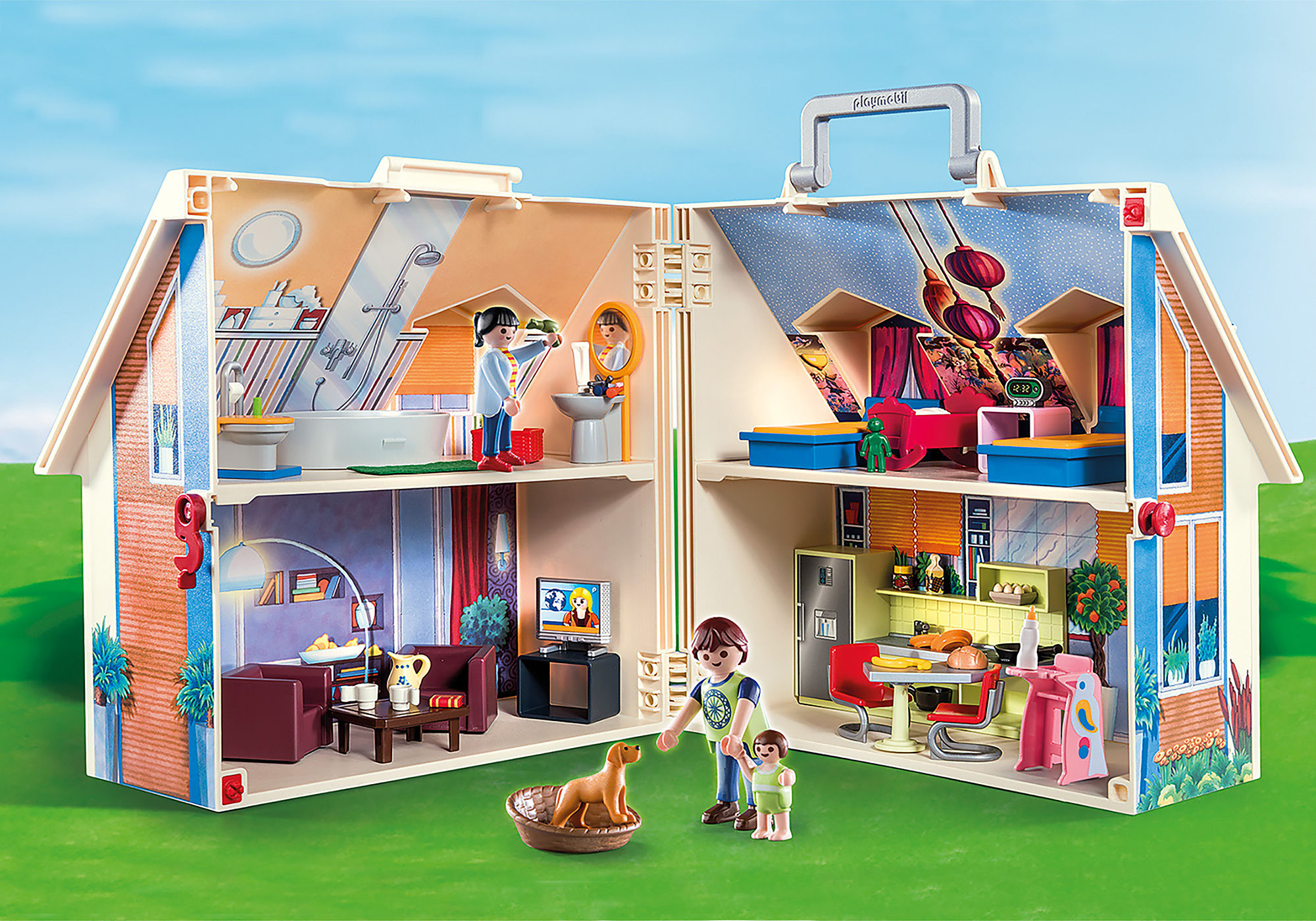 Playmobil 70206 Dollhouse Family Kitchen MIB/New