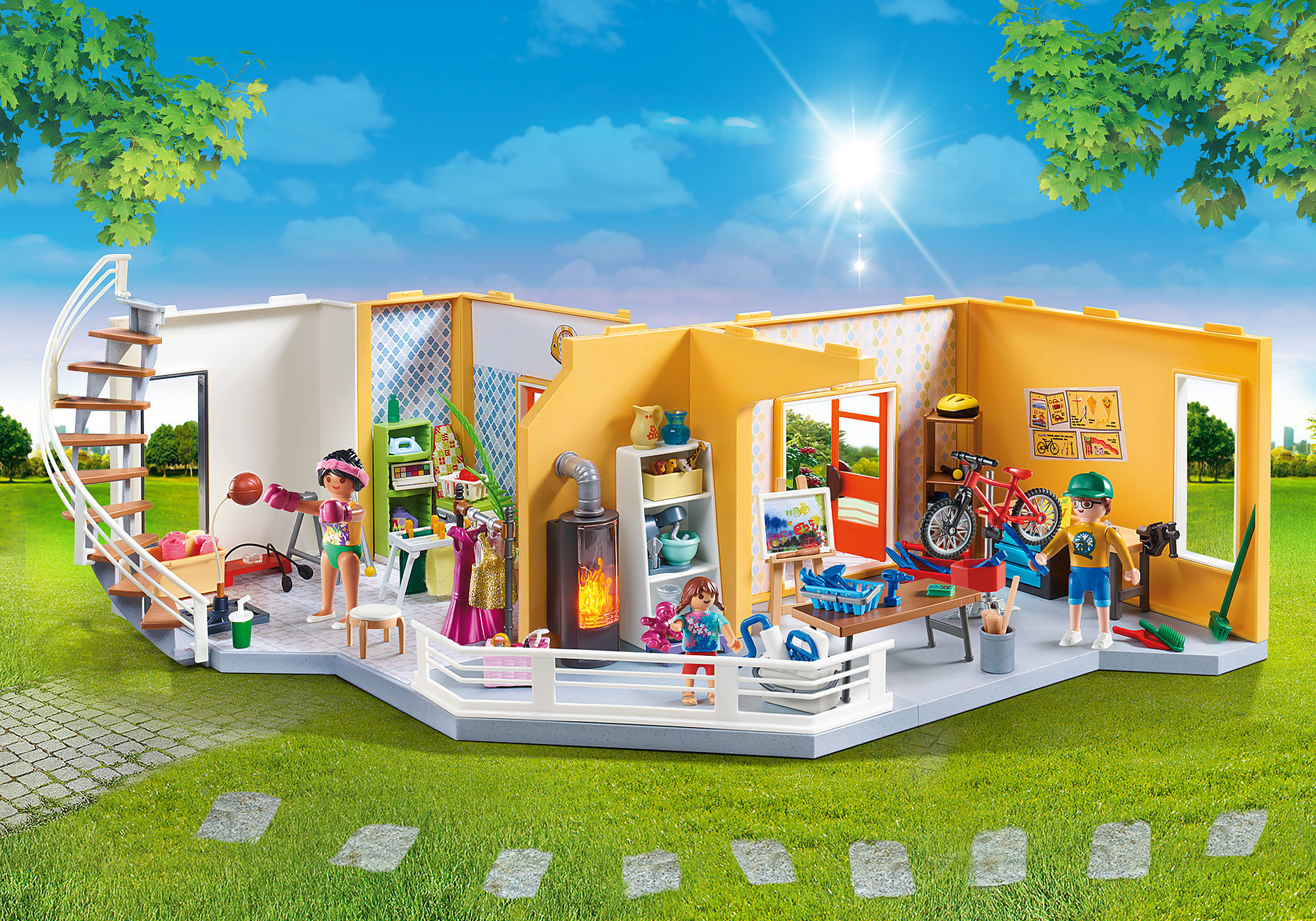 🌴Aménagement+Rénovation de la maison moderne playmobil (la villa de luxe)  