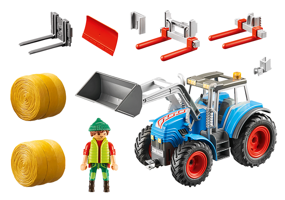 71004 Tracteur et fermier detail image 4