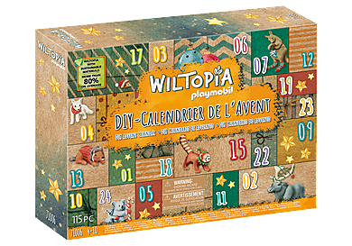 71006 Wiltopia - Calendrier de l'Avent : Tour du monde des animaux DIY