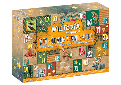 71006 Wiltopia - Doe-het-zelf Adventskalender Dierenwereldreis