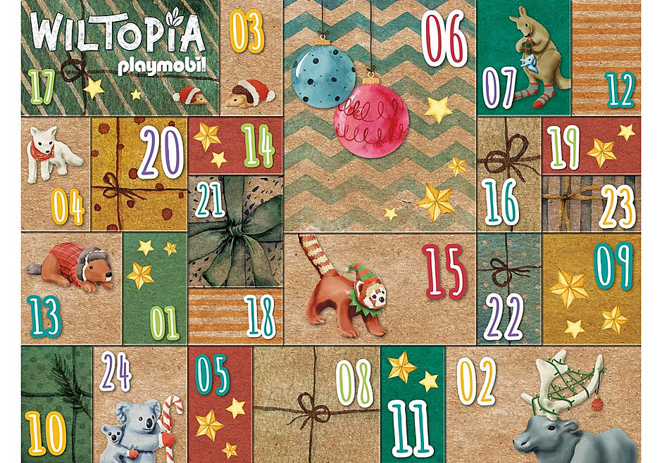 71006 Wiltopia - Calendrier de l'Avent : Tour du monde des animaux DIY detail image 3