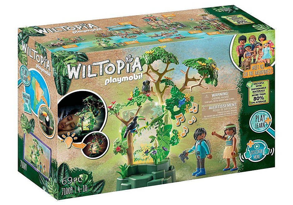71009 Wiltopia - Forêt tropicale avec veilleuse detail image 3