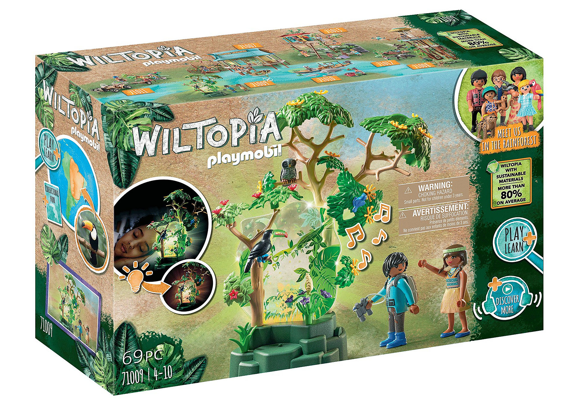 71009 Wiltopia - Forêt tropicale avec veilleuse zoom image3