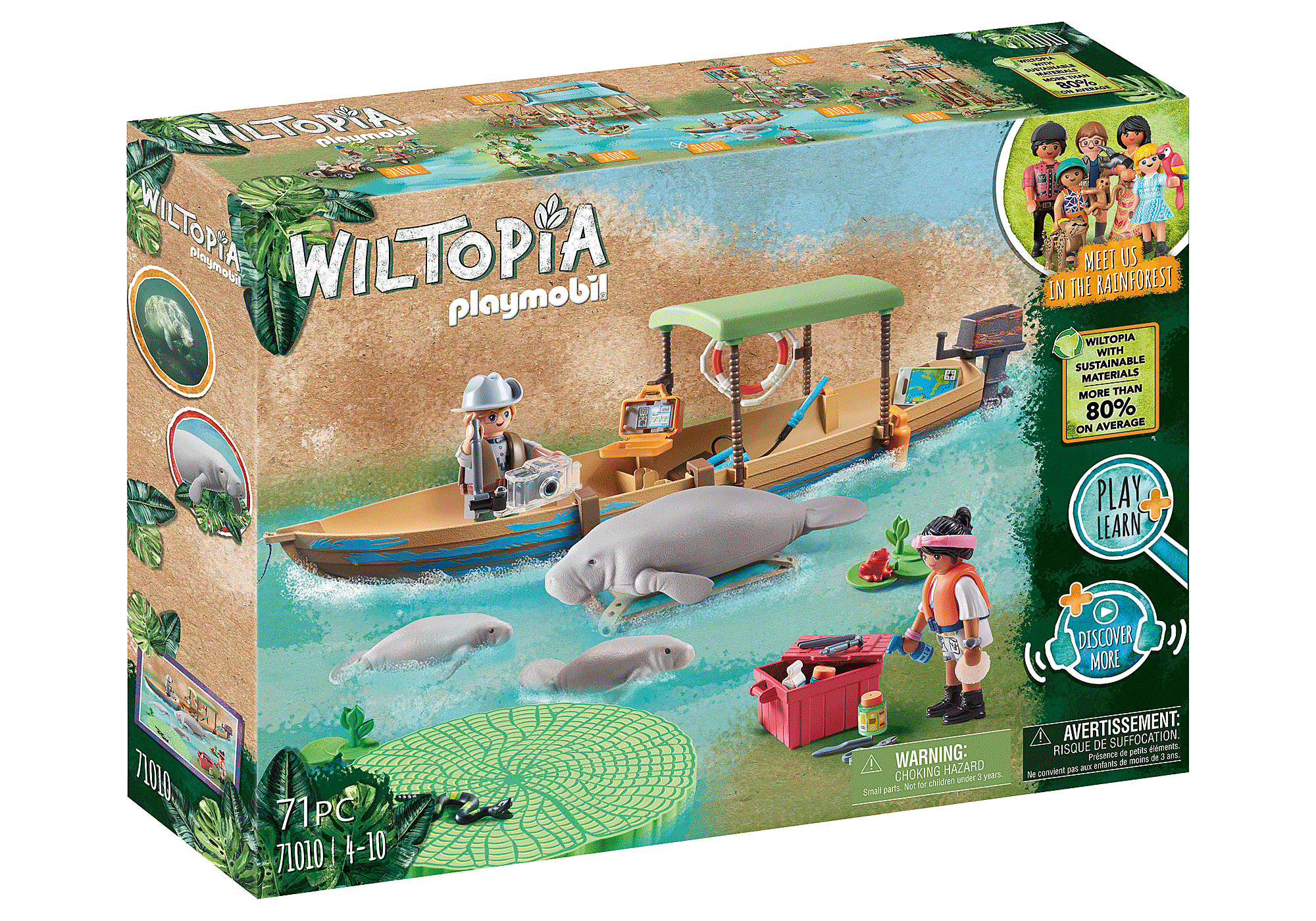  Playmobil Wiltopia Research Tower with Compass : Toys & Games