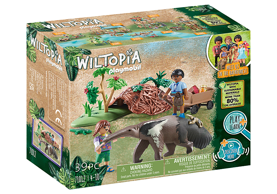 71012 Wiltopia - Παιδιά φροντιστές ζώων με μυρμηγκοφάγο detail image 2