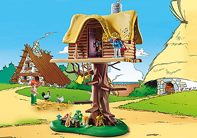 71016 Asterix: Troubadix com casa na árvore