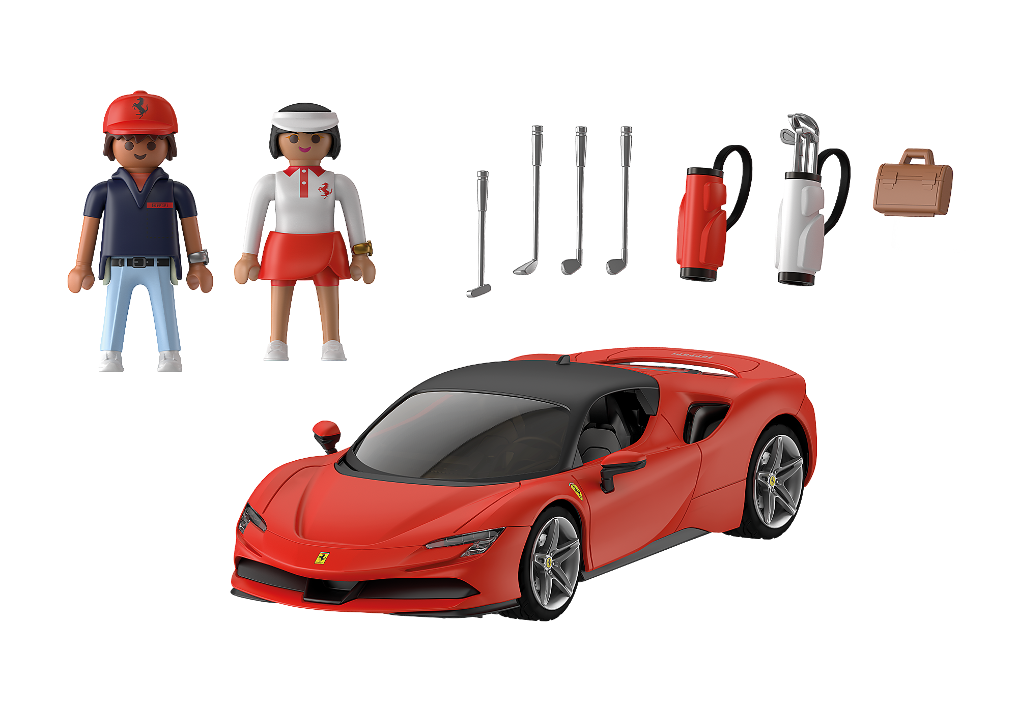 CONCOURS – PLAYMOBIL – Ferrari SF90 Stradale + Citroën 2CV