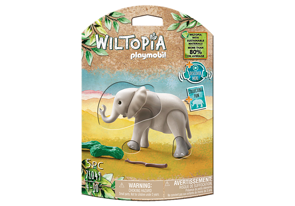 71049 Wiltopia - Ung elefant detail image 3