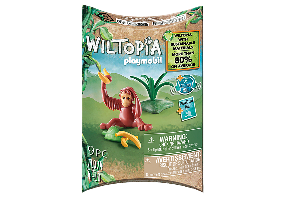 71074 Wiltopia - Ung orangutang detail image 2