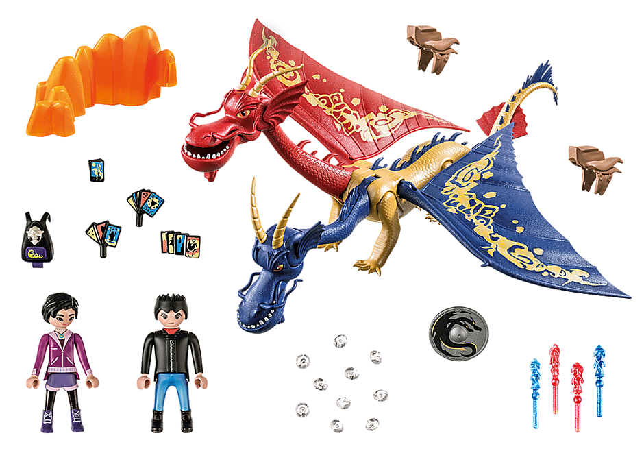 71080 Dragons: The Nine Realms - Wu & Wei met Jun detail image 3