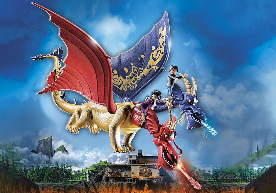 71080 Dragons: Les Neuf Royaumes - Wu et Wei & Jun detail image 1
